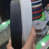 نوار برزنتی عرض 4 سانت در دو رنگ سفید و مشکی
