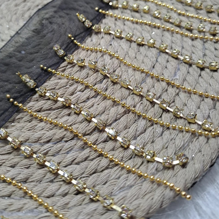 یراق اویز دار نگینی کاملا مجلسی