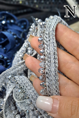 مغزی با مروارید کریستال