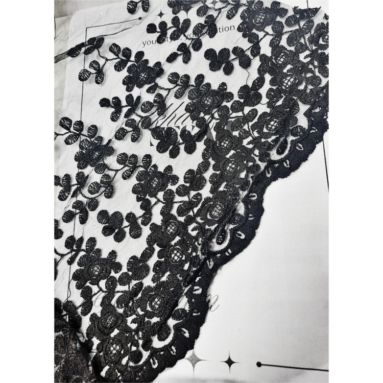 دانتل مشکی عرض 40 سانت