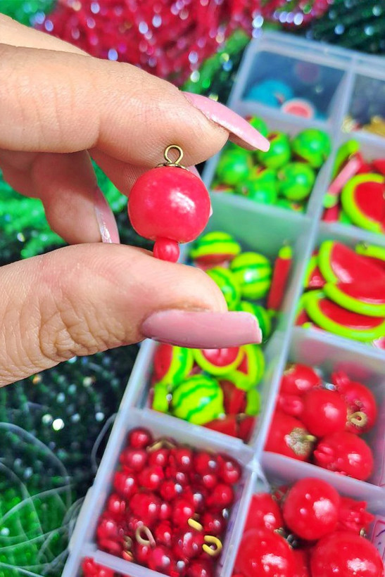 پلاک خمیری سایز 2طرح انار